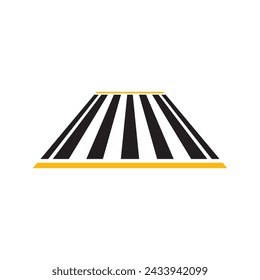 zebra cross icon vector illustration design