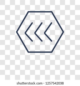 Zebra crossing sign icon. Trendy Zebra crossing sign logo concept on transparent background from Traffic Signs collection