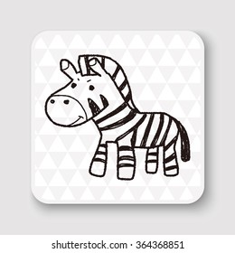zebra doodle