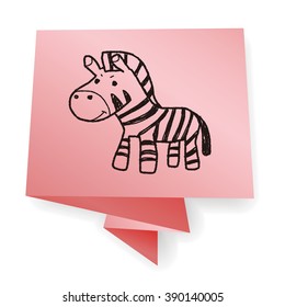 zebra doodle