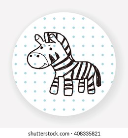zebra doodle