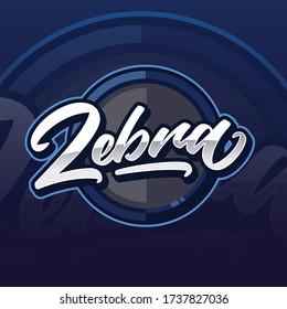 Logotipo de estampado de cebra , logotipo de cebra , escudo de logotipo de cebra