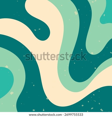 Zebra groovy blue tone pattern.