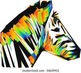 zebra head