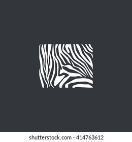 Zebra icon. 