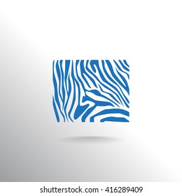 Zebra icon. 