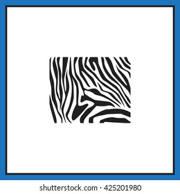 Zebra icon. 