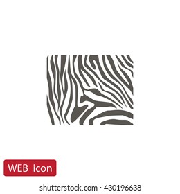 Zebra icon. 