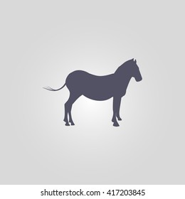 zebra icon. safari animal