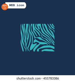  Zebra icon Vector. 