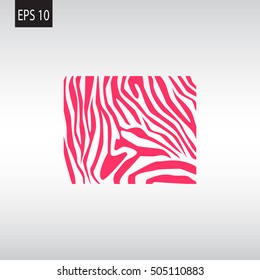  Zebra icon Vector. 