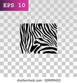  Zebra icon Vector. 