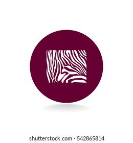  Zebra icon Vector. 