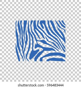  Zebra Icon Vector. 