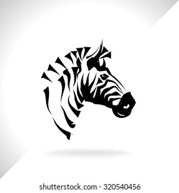 Zebra illustration, vector
