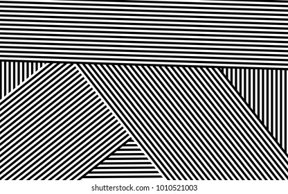 Zebra Lines Design with Black and White Stripes Vector, Stripes Fashion Texture, Zebra Print