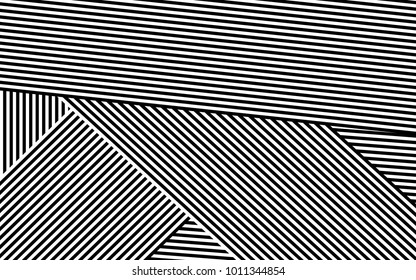 Zebra Lines Design with Black and White Stripes Vector, Stripes Fashion Texture, Zebra Print