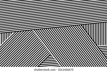 Zebra Lines Design with Black and White Stripes Vector, Stripes Fashion Texture, Zebra Print