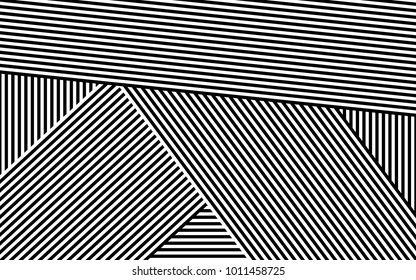 Zebra Lines Design with Black and White Stripes Vector, Stripes Fashion Texture, Zebra Print