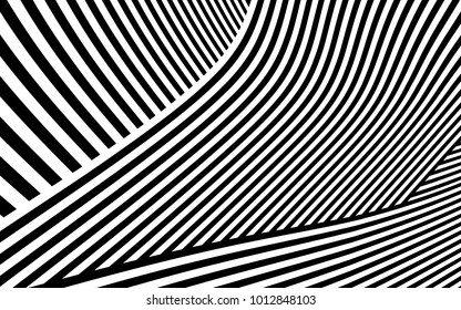 Zebra Lines Design with Black and White Stripes Vector, Stripes Fashion Texture, Zebra Print