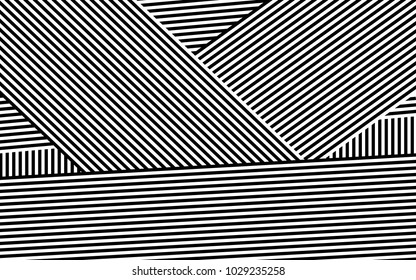 Zebra Lines Design with Black and White Stripes Vector, Stripes Fashion Texture, Zebra Print