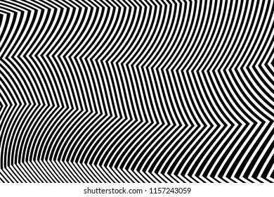 Zebra Lines Design with Black and White Stripes Vector, Stripes Fashion Texture, Zebra Print