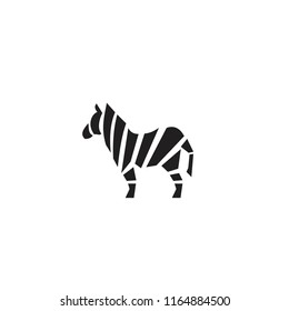 zebra logo icon design 