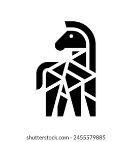 Zebra logo. Icon design. Template elements	