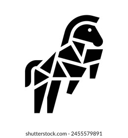 Zebra logo. Icon design. Template elements	