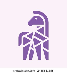 Zebra-Logo. Symboldesign. Vorlage Elemente