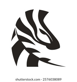 Zebra logo icon design template