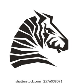 Zebra logo icon design template