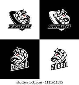 zebra logo vector