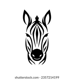 zebra logo vector premium, clean, modern, simple