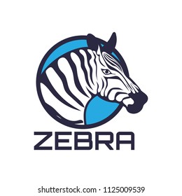 zebra logo for your business, vector illustration