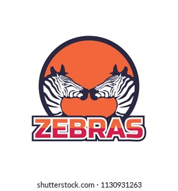 zebra logo for your business, vector illustration