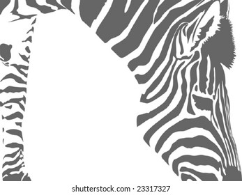 zebra motif background with copy space