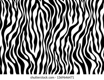 Zebra Pattern Design Animal Print Vector Stock Vector (Royalty Free ...