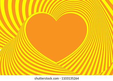 Zebra pattern heart, copy space, title space, message space