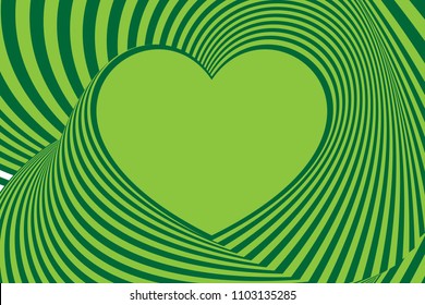 Zebra pattern heart, copy space, title space, message space