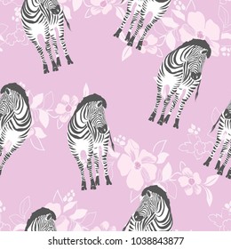 Zebra pattern, illustration, animal.