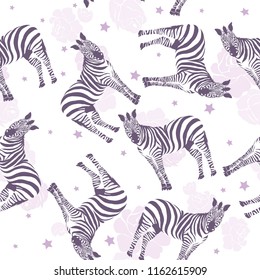 Zebra pattern, illustration, animal.