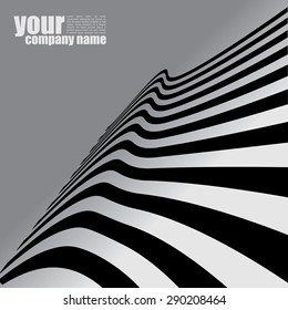 Zebra Pattern In Perspective View