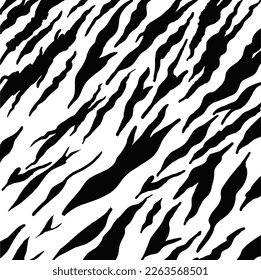 Zebra pattern Print textile vector stock 