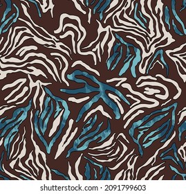 zebra pattern retro texture design floral textile 