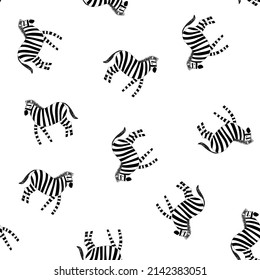 Zebra pattern scandinavian style for kids