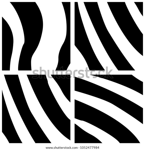 The Zebra\
pattern. Seamless background with black lines divided into squares.\
Vector illustration for your\
design.