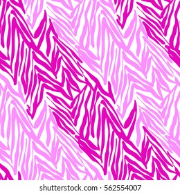 Zebra pattern stripes animal print seamless. vector animal striped background. Colorful zebra template.