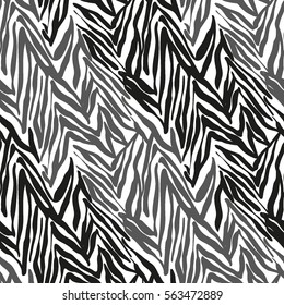 Zebra pattern stripes animal print seamless. vector animal striped background. Colorful zebra template.