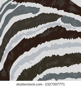 Zebra pattern, texture. Vector graphic for background
